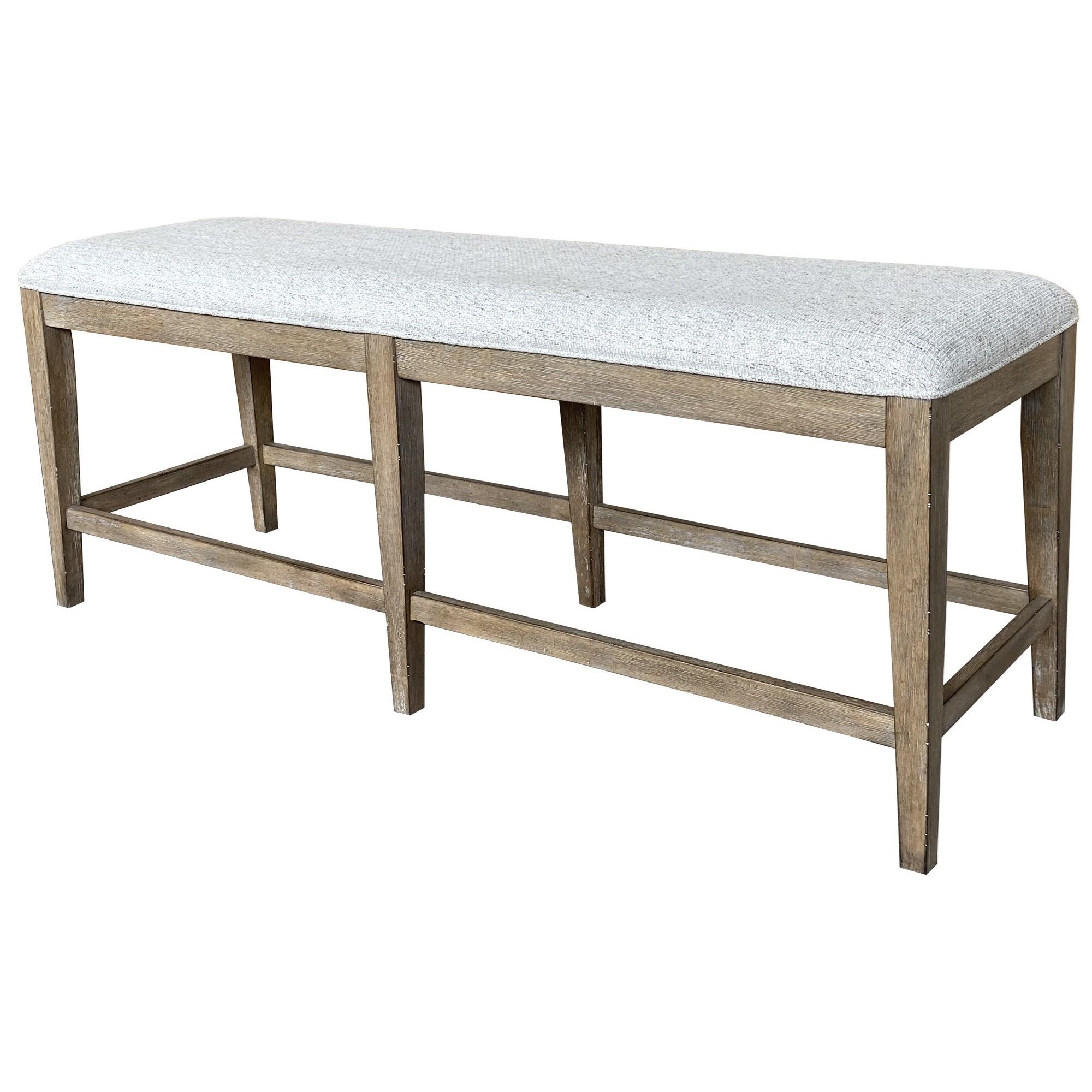 Counter height hot sale upholstered bench
